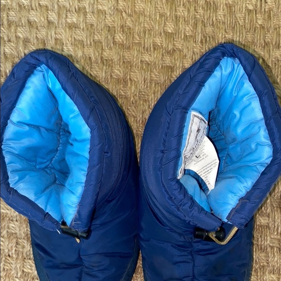 Vintage Parbat High Mountaineering Camp Blue Polar Guard Insulated Boot sz Large - Picture 8 of 11